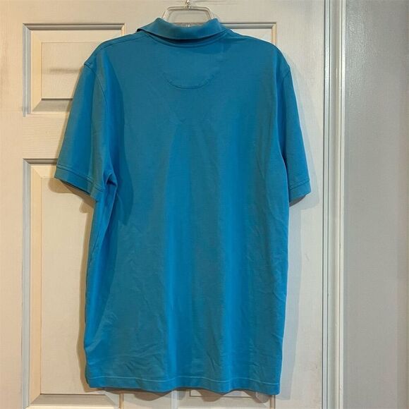 Brooks Brothers Men's Blue Polo Shirt Large Short Sleeve Casual Golf - Picture 5 of 6